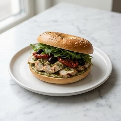 Pesto Bagel